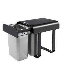 EKOTECH Abfallsammler 16 (2x8) Liter ALADIN für 40 cm Schrankbreite